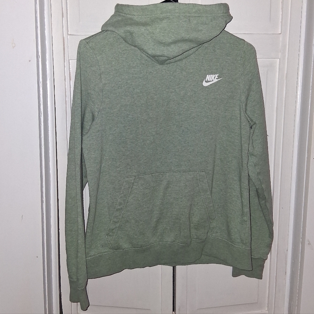 Nike Women's Green Cowl Neck Hoodie S